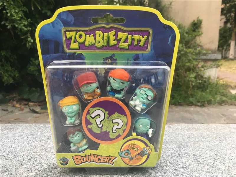 Мини фигурки зомби Zity Bouncerz 6 + 2 шт. специальный выпуск упаковка игрушек случайные
