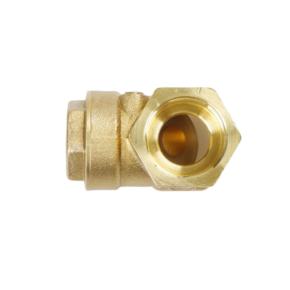 

1 pcs Golden horizontal check valve, 1 1/2" Brass non return valve 2018 New 4x4.5cm