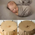 9 цветов мягкие полотно для фотографирования для новорожденных для мальчиков и девочек эластичные трикотажные Детские фото обертывания тканевые аксессуары