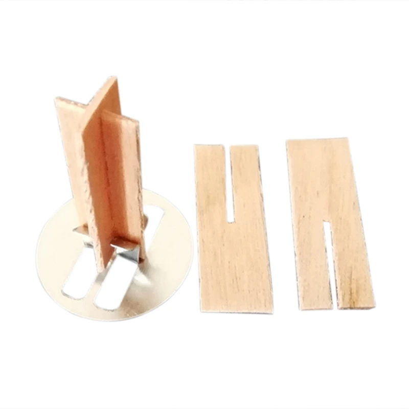 10 шт. Горячие DIY ручной работы из натурального дерева Core соевый воск фитиль свечи