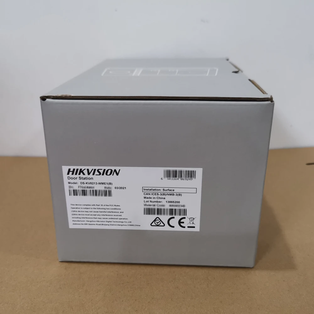 Hikvision 2MP HD DS-KV8113-WME1 DS-KV8213-WME1 DS-KV8413-WME1 POE 1/2/4 Buttons Video Intercom Door Station Phone Doorbell | Безопасность