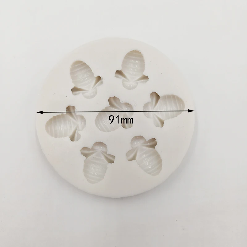 Minsunbak маленькая Пчелка силиконовая форма помадка DIY Торт Украшение Инструмент