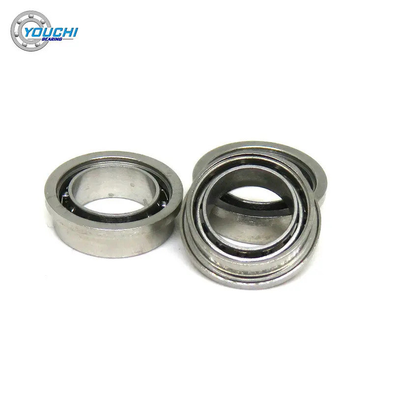 

6.35x9.525x3.175 mm SFR168 Open 440C Stainless Steel Flanged Bearing R168 FR168 UG 1/4"x3/8"x1/8" Inch Flange Ball Bearings