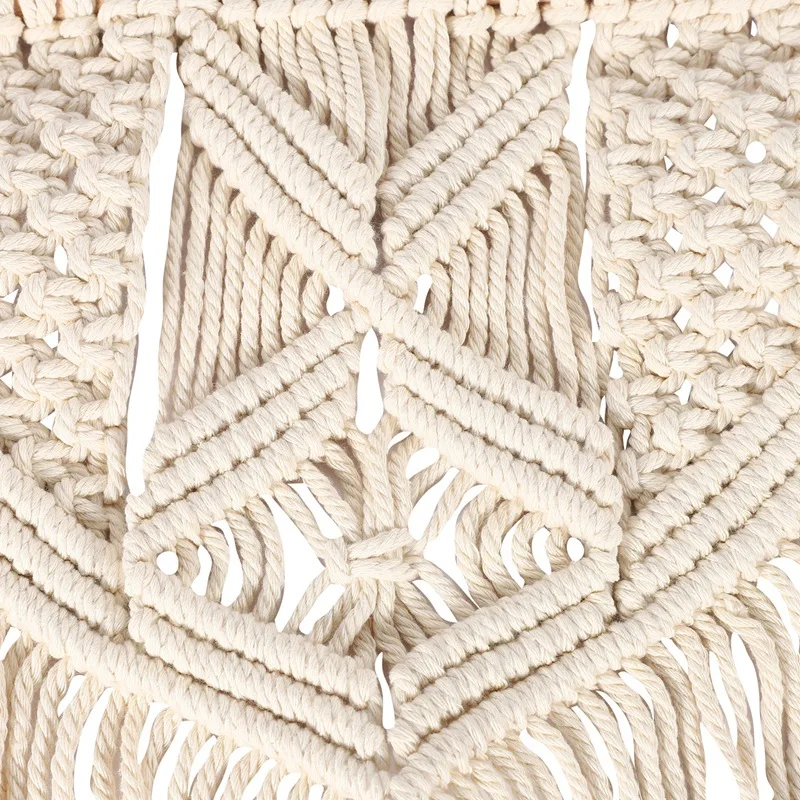

AFBC 2 Pcs Macrame Wall Hanging Small Art Woven Wall Decor Boho Style Home Decoration for Apartment Bedroom Living Room Gallery,