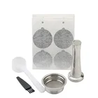 Набор многоразовых кофейных капсул, Заправляемый фильтр для кофе из нержавеющей стали, сменный для машины LAVAZZA A MODO MIO, легко чистится