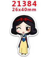 PR-21384 Наборы для творчества Герой мультфильма с плоской задней частью Плоские наклейки 30 штук. PR-21377-21554 - Цвет: PR-21384