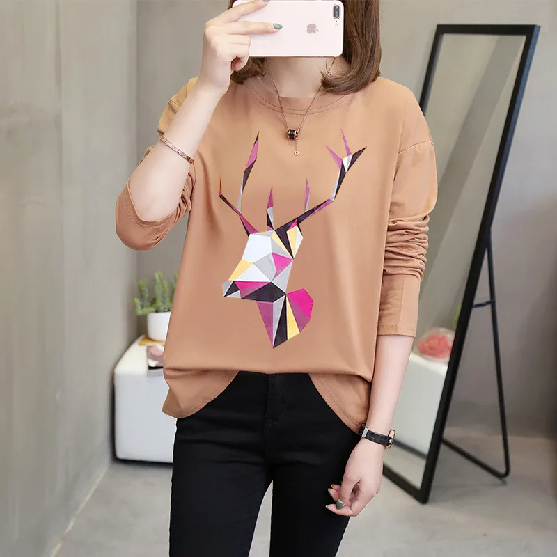 

Sweater Women Casual Long Sleeve color Pullover Female Autumn Knitted Tops Streetwear one