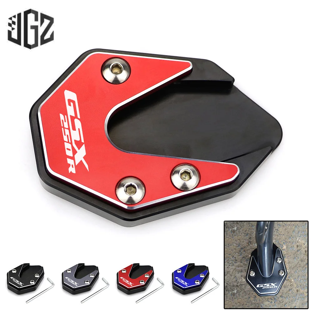 

Motorcycle CNC Kickstand Enlarge Plate Extension Foot Pad For SUZUKI GSX250R 2013 - 2016 2017 2018 2019 2020 Side Stand Enlarger