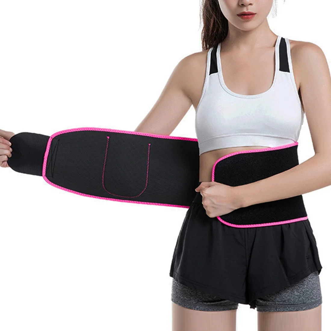 

Waist Trainer Slimming Corset Women Sweat Neoprene Weight Loss Belt Sauna Shapewear Body Shaper Cincher Strap With Pocket