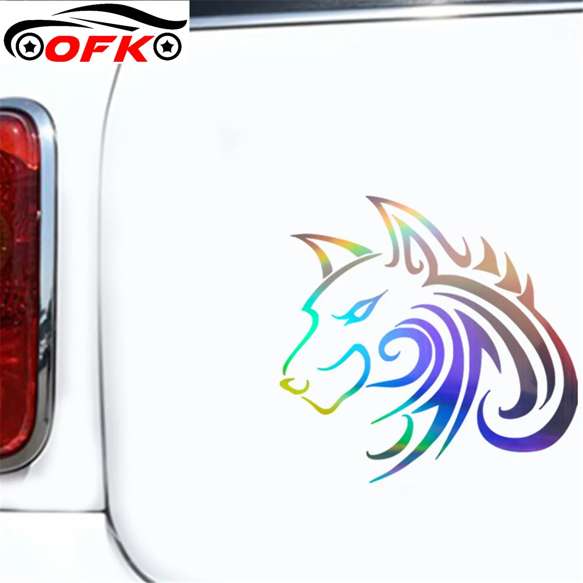 Автомобильные наклейки Декор мотоциклетные племенной Волчья Голова животные