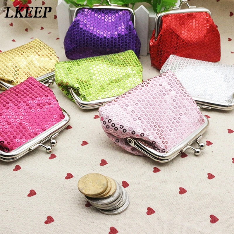 

Женский маленький кошелек с блестками, кошелек для монет, держатель для кредитных карт, модный клатч вечерние, сумочка для девочек, женские ...