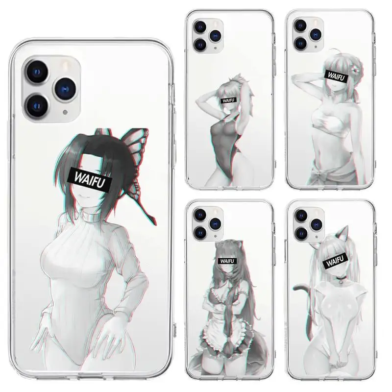 

Hentai Harajuku Anime Girl Phone Case for iphone 11 12 13 pro max 6s 7 8plus xr xs mini funds clear cover founds