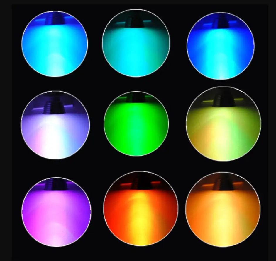 4 Вт Точечный светильник RGB Светодиодная лампа E27 с регулируемой яркостью Bombilla