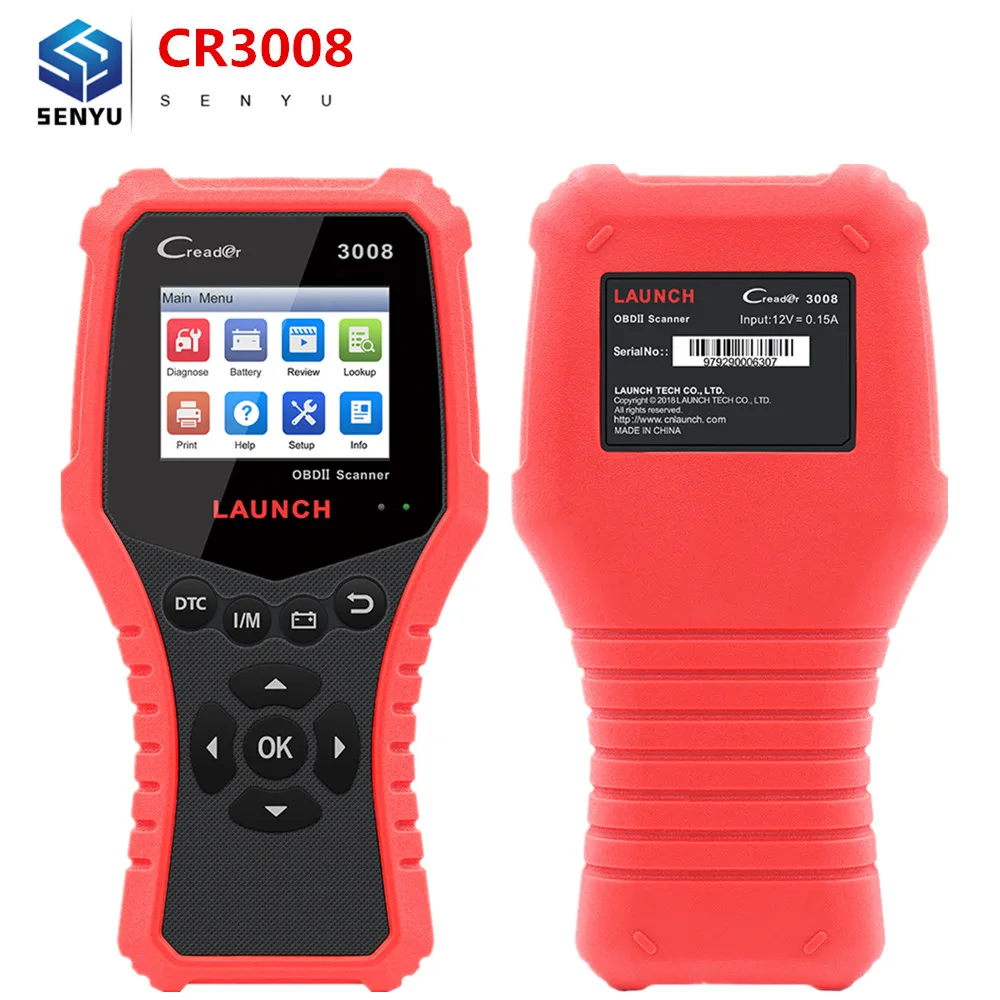 Диагностический сканер LAUNCH X431 Pro CR3008 диагностический OBD2 многоязычный лучше чем ELM