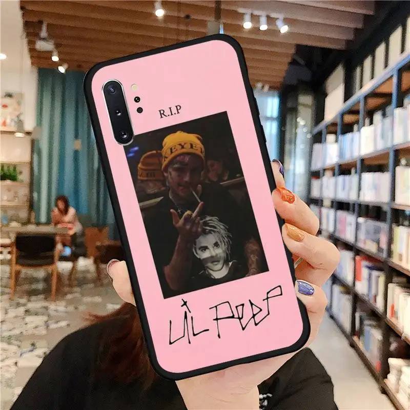 

Lil Peep rap cry baby Phone Case For Samsung Galaxy S8 S9 S10 Plus S10E Note 3 4 5 6 7 8 9 10 Pro Lite cover