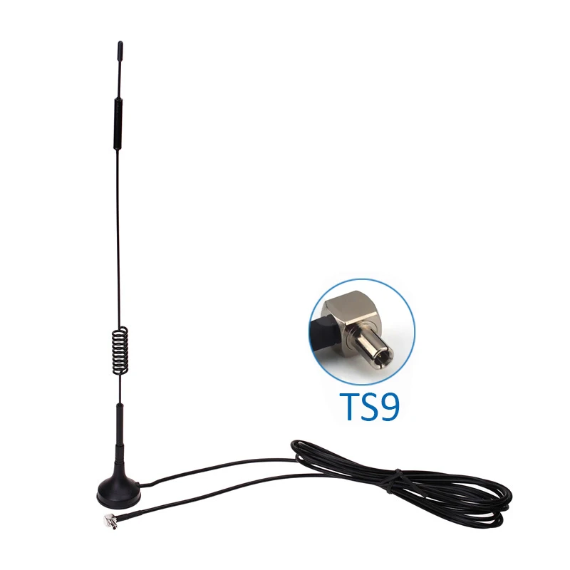 Антенна 2 4 ГГц 700-2700 МГц 10dBi 3G 4G LTE магнитная антенна TS9 SMA CSC9 Штекерный Разъем с