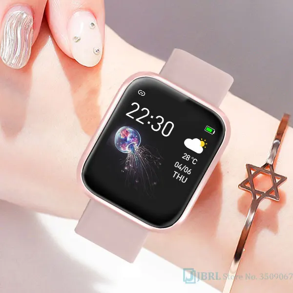 Smart Wristband for Lady Fashion Fitness Tracker Full-Touch-Screen Female Digital Watch Gift Women and Men | Электроника