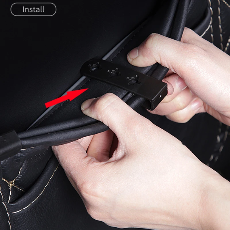 Жеребенок горит 3 шт./компл. кожа для заднего сидения автомобиля защита от детей