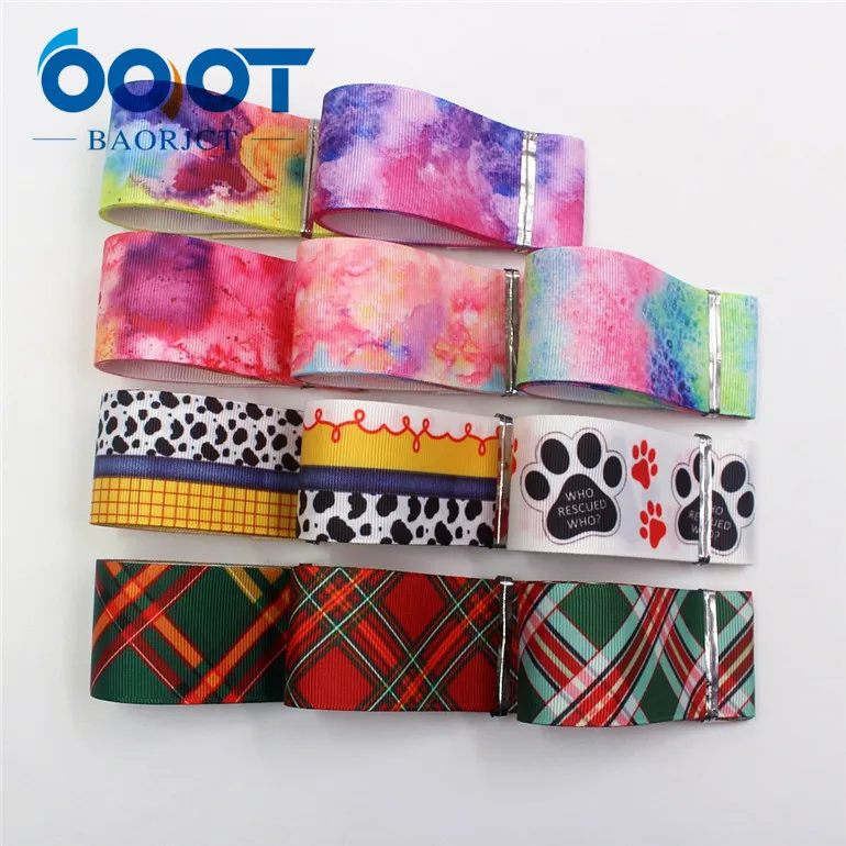11 each one yards OOOT BAORJCT I-19809-1873, 38 мм 10 ярдов мультфильм термотрансферные печатные корсажные ленты, ленты ремесла, лук крышка DIY аксессуары - Цвет: 11 each one yards