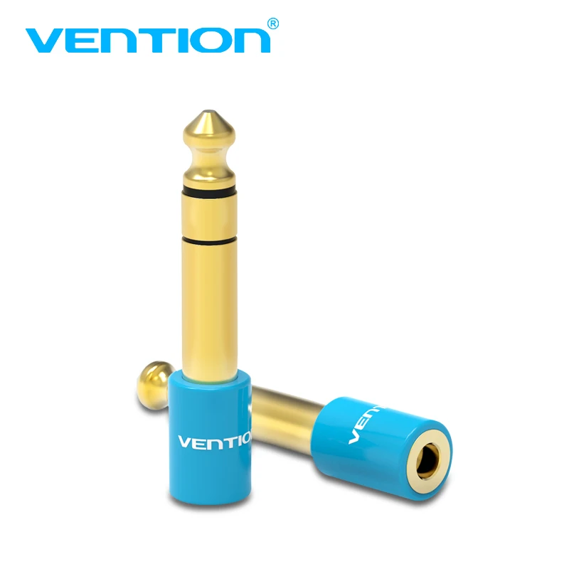 

Vention 6.35mm Male to 3.5mm Female Audio Adapter 6.5 to 3.5 Gold-plated Converter For Microphone Speaker Audio Amplifier 1PC