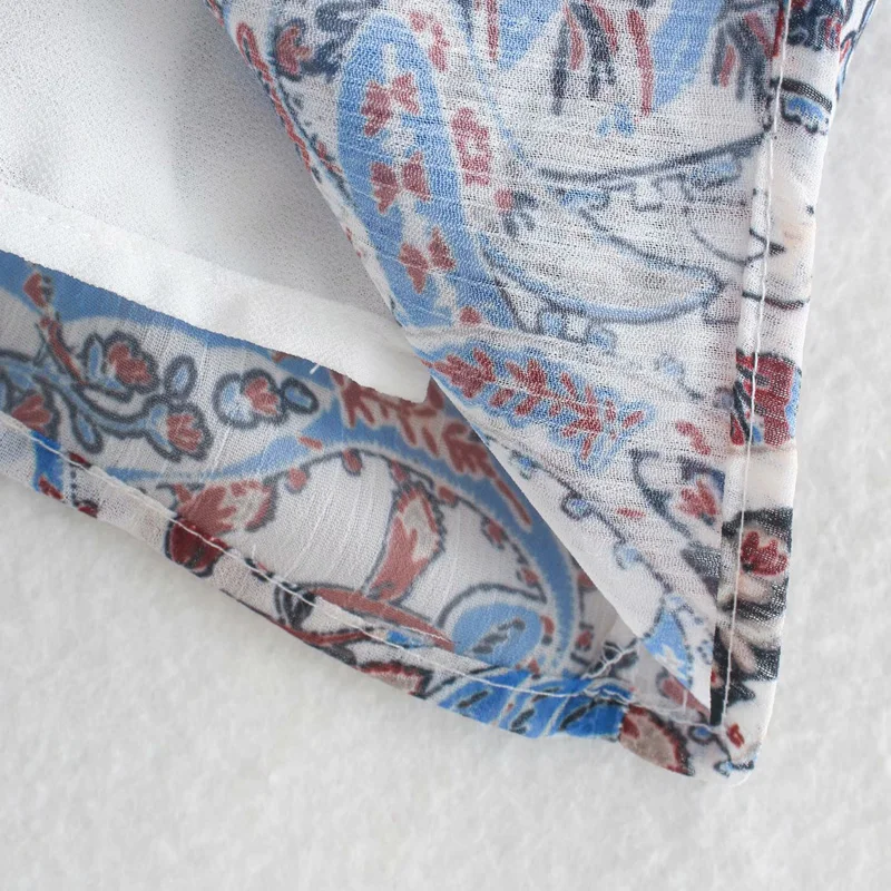 

2020 Summer Women Vintage Mini Dress Long Sleeve V-Neck High waist A-Line Dresses Female Elegant Fashion Chiffon Dress vestidos