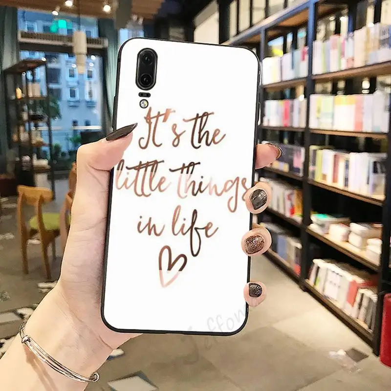 

Love heart Gold Glitter Marble letter Phone Case For Huawei honor Mate P 10 20 30 40 i 9 8 pro x Lite smart 2019 nova 5t