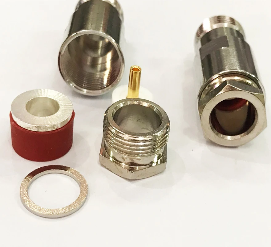 10 шт. гнездовой зажим для коаксиального кабеля RF Coax RG5 RG6 LMR300 5D-FB 50-5 разъем |
