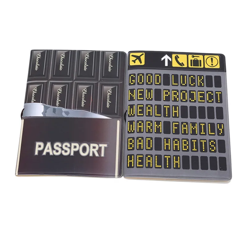 14*10 см Карта мира Обложка для паспорта креативная из искусственной кожи