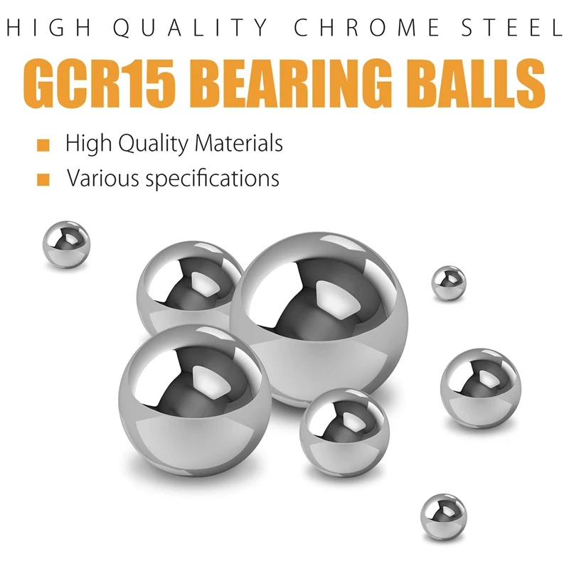 

520Pcs Precision Steel Ball Bearings ,2-8mm Balls Magnetic Loose Bicycle Bearing Balls Assortment Kit