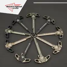 Приемник нижние алюминиевые детали ручка Раптора с ЧПУ для электрического гелевого бластера страйкбола aeg air M4 2021