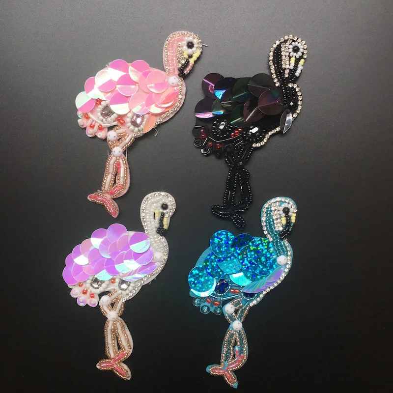 1 шт. Симпатичные Бусины в виде птиц хорошего качества нашивки для одежды