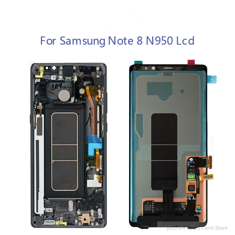 

Для Samsung Galaxy Note 8 N9500 N950FD N950U дефект ЖК-дисплей сенсорный экран дигитайзер сборка 6,3 "Super Amoled