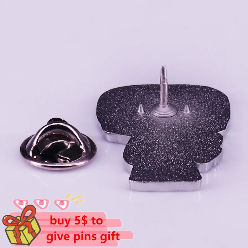 Металлическая мультяшная брошь Волшебная школьная эмалированная в виде кошки