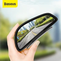 baseus 2pcs car rear view mirror waterproof 360 degree wide anger parking assitant auto rearview safety blind spot mirrors