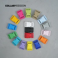 20pcslot retailing high quality spray paint plastic clasp quick side release for 25mm diy dog collar parts buckle 17 colours