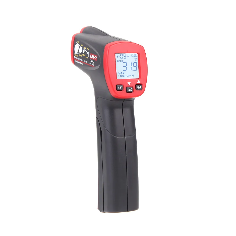 UNI-T UT300C Digital Infrared Thermometers Portable Laser Temperature Gun No-contact Temperature Diagnostic-tool Range -20 ~ 400