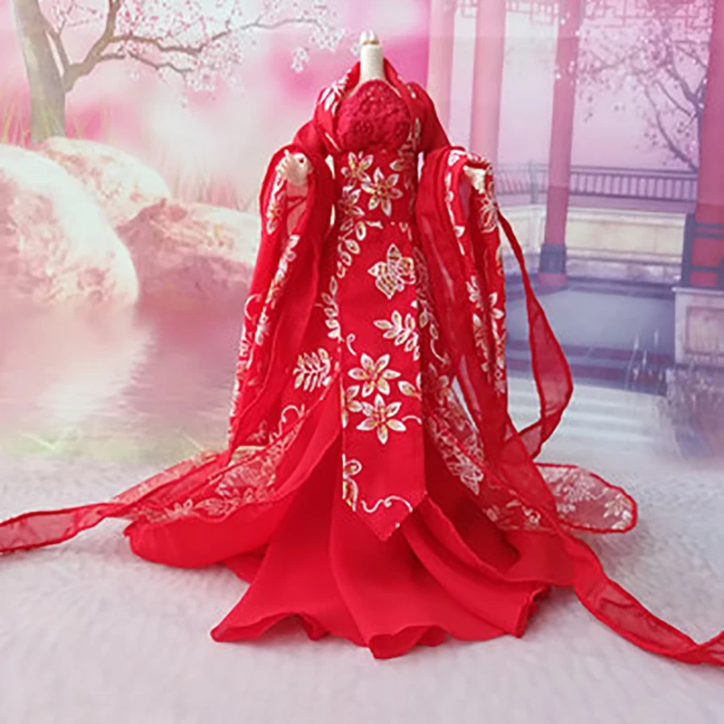 Bybrana ручной работы BJD 1/3 1/4 1/6 кукольная одежда костюм платье в китайском стиле |