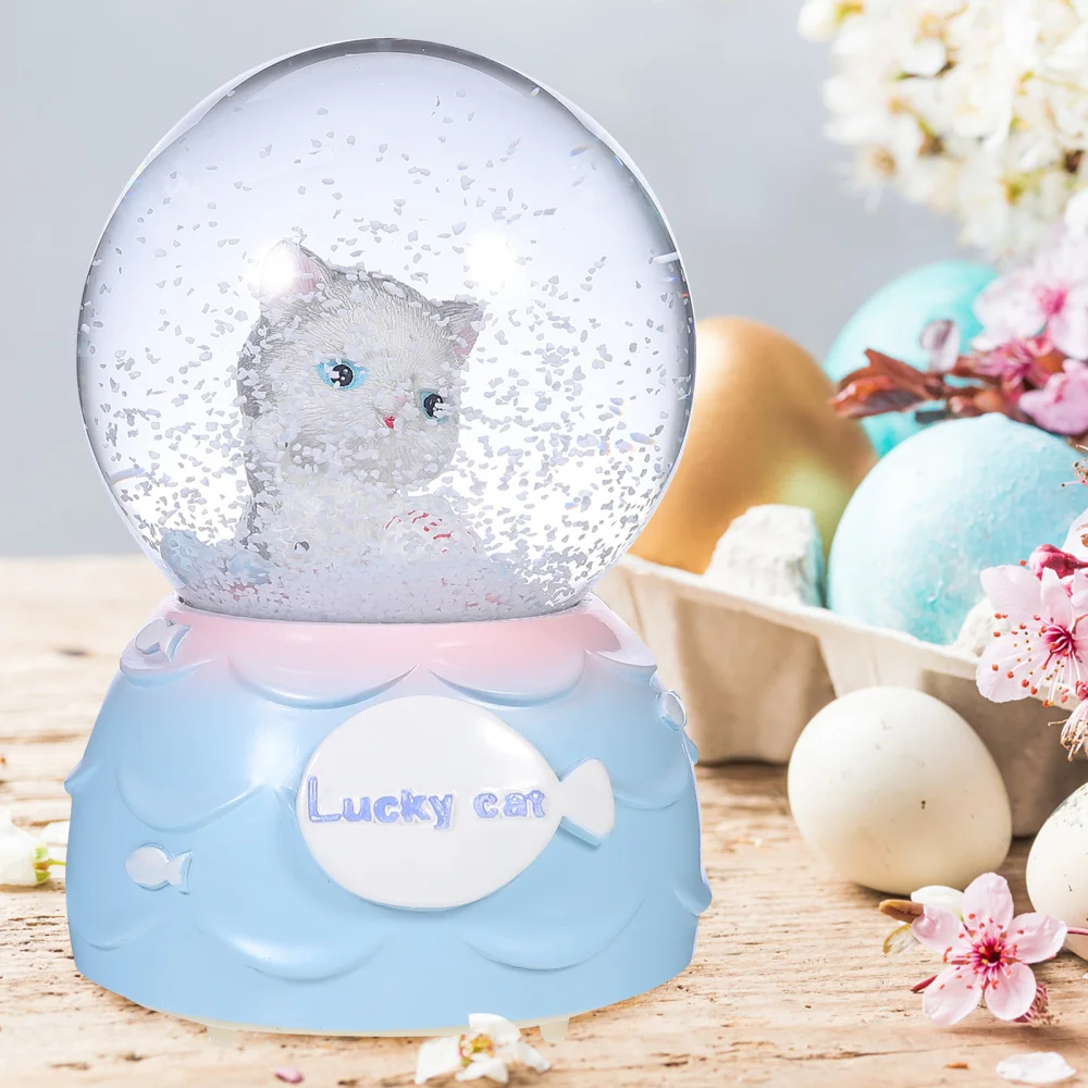 

1Pc Crystal Lovely Box Ornament with Battery (Assorted Color)