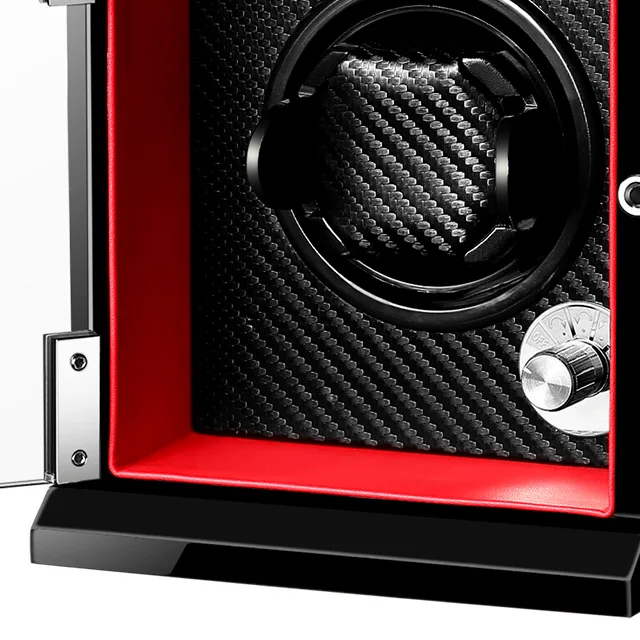 

Automatic Watch Winder Box PU Leather Watch Winding Box Collection Display Double Head Silent Motor Box