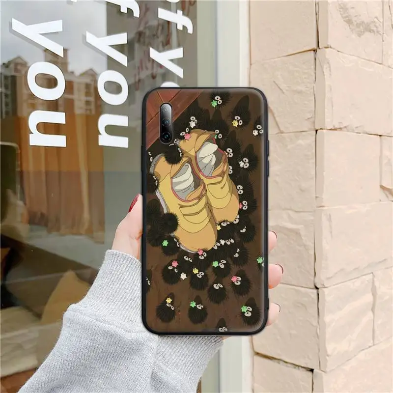 

Studio Ghibli Spirited Away Soot Totoro Phone Case for redmi 6A 4X 7 7A 9 8A 5Plus Note 4 5 7 8T 9pro cover