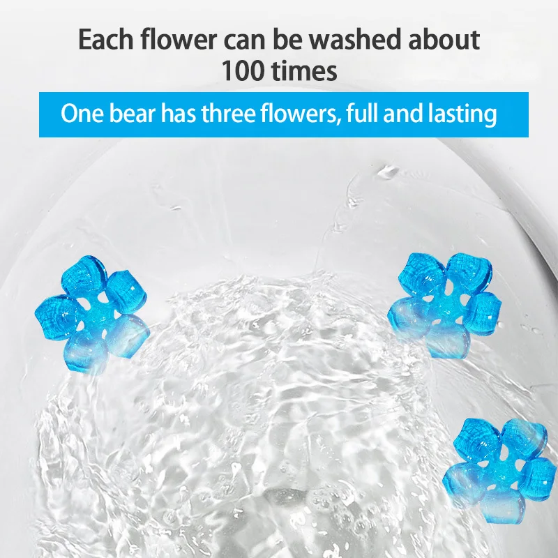 

3Pcs/box Toilet Gel Flower Aromatic Toilet Deodorant Cleaner Toilet Fragrance Remove Odors Household Cleaning Supplies TSLM1