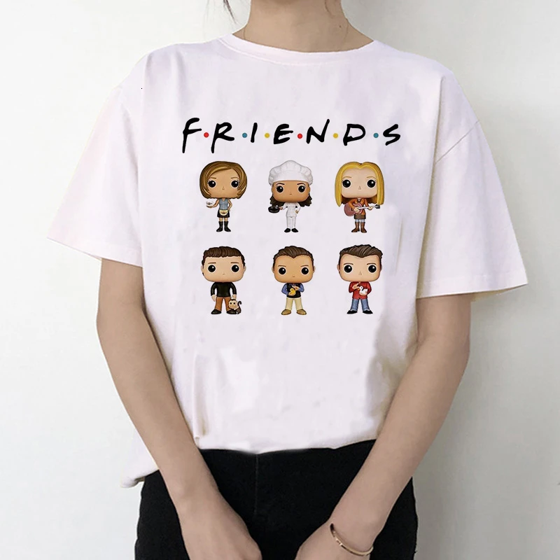 Женская футболка с надписью Friend Tv Show одежда для женщин друзей топ в стиле