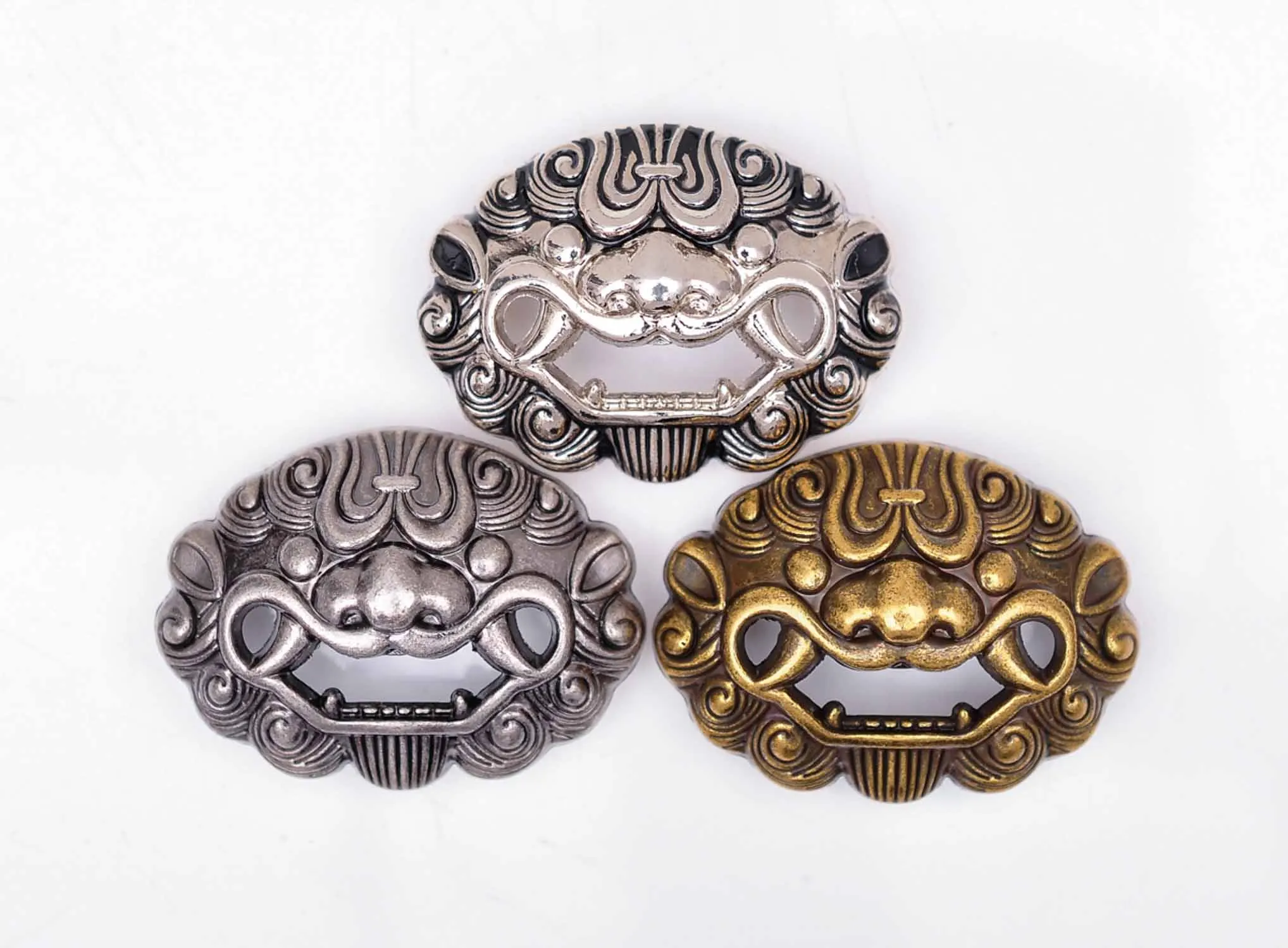 10X из серебристого металла под старину в китайском стиле амулеты Хранитель