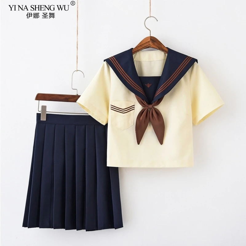 Японская школьная форма JK Женский матросский костюм верхняя женская одежда