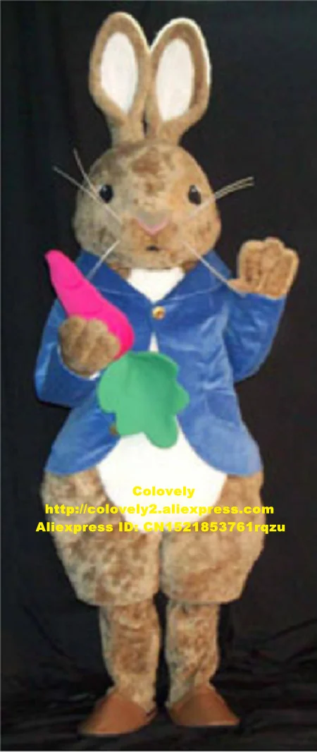 Пасхальный кролик заяц Костюм-Талисман Взрослый мультяшный персонаж одежда
