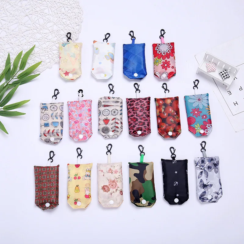 16 видов карманная квадратная сумка для покупок Экологически чистая Складная