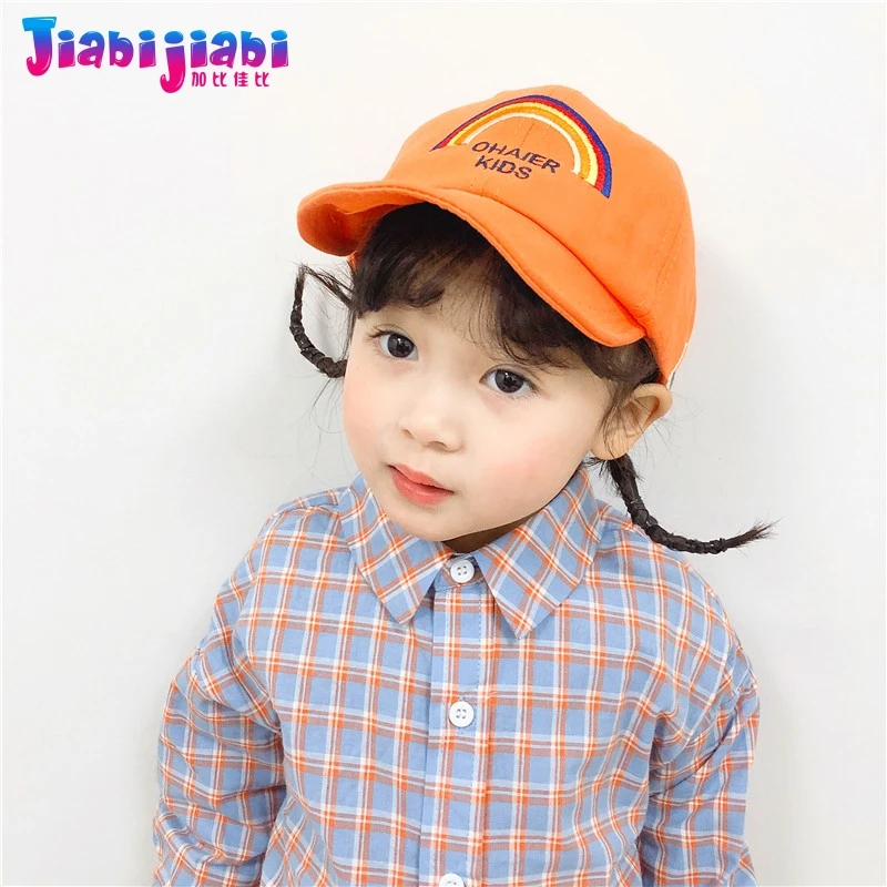 Детская летняя шляпа для мальчиков Солнцезащитная бейсбольная кепка маленьких