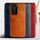 Чехол для Huawei P40, P40 Pro Plus, Lite, E, роскошный винтажный кожаный чехол из ТПУ, Жесткий Чехол для huawei p40 pro