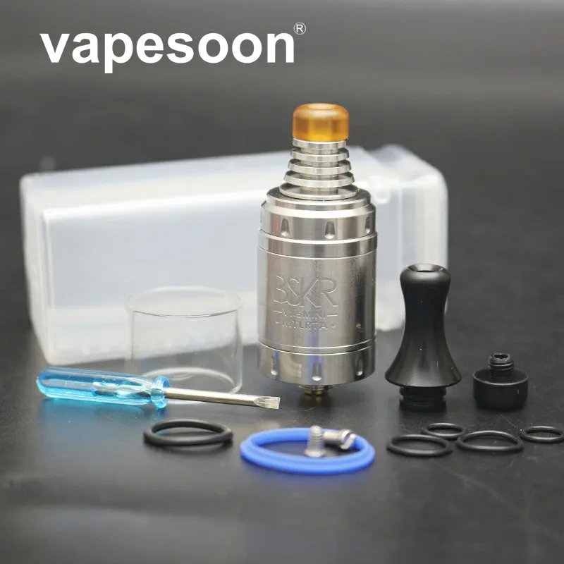 Высокое качество Berserker мини MTL RTA V1.5 бак 22 мм 2 мл до 5 емкость BSKR атомайзер Быстрая