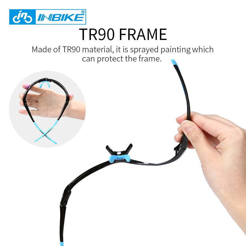 Очки INBIKE поляризационные для мужчин и женщин спортивные солнцезащитные